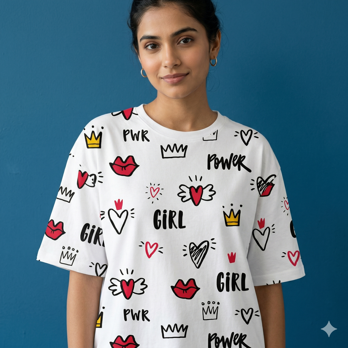 Girl Power Oversized Tshirt